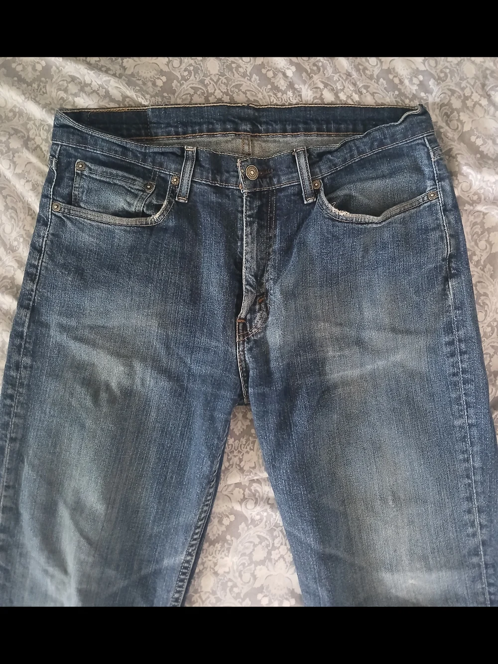 Levi's Men's Bootcut Blue Straight Jeans